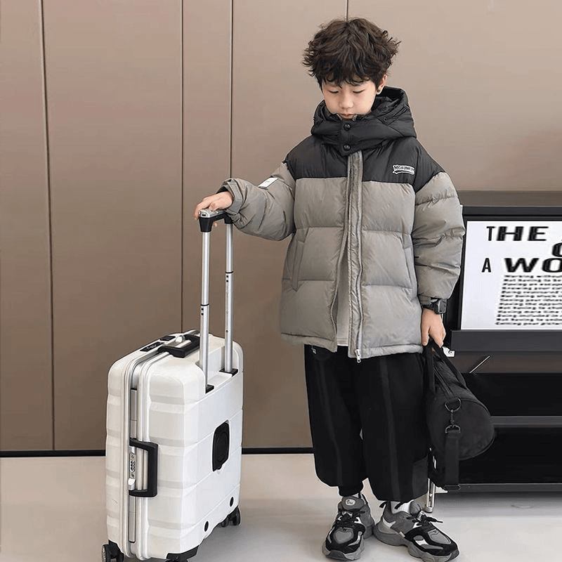 童装潮款Y男童冬装袄新款冬款儿童羽绒服大童男孩衣加厚冬季外套