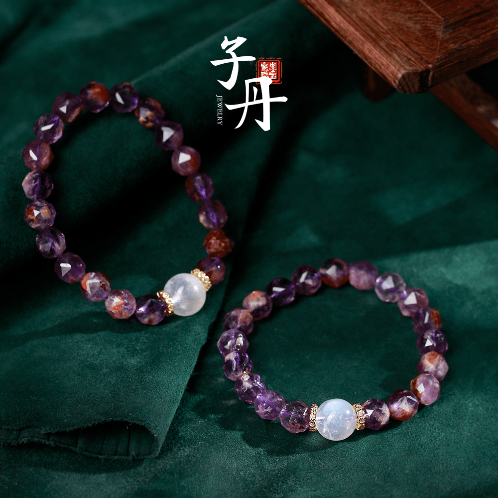 【子丹严选】 紫幽灵DIY手串 手饰（多样性发/发一串）C3-223