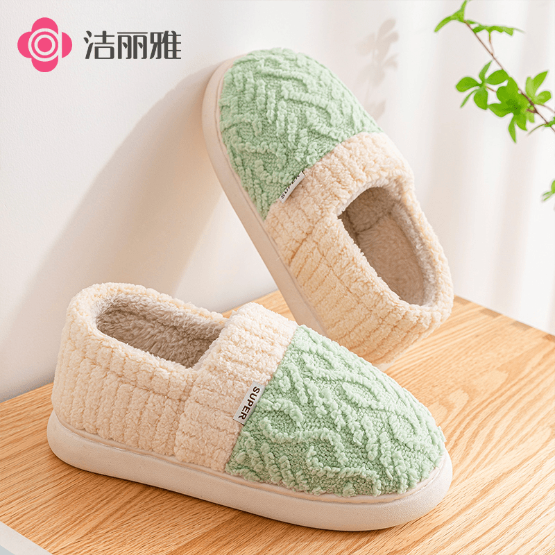 棉拖鞋女士秋冬季居家室内情侣2023新款保暖包跟防滑月子鞋冬天男