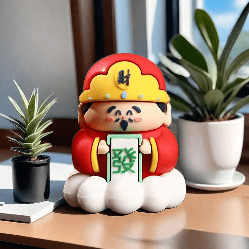 小财神爷摆件学生解压治愈情绪礼物小神仙车载便携桌面装饰品好物