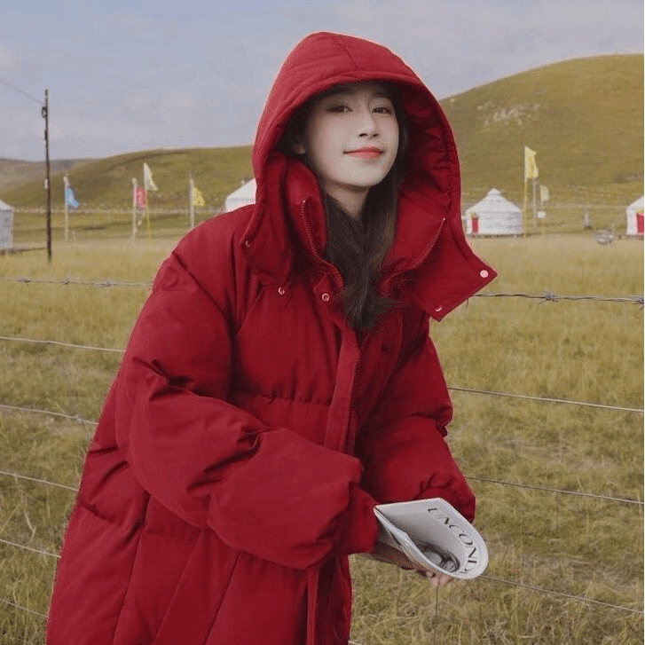 长款宽松棉袄2023年冬季韩版棉服女新款过膝女长款棉衣外套学生