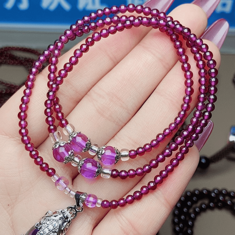 【闪购商品】石榴石手链未镶嵌3