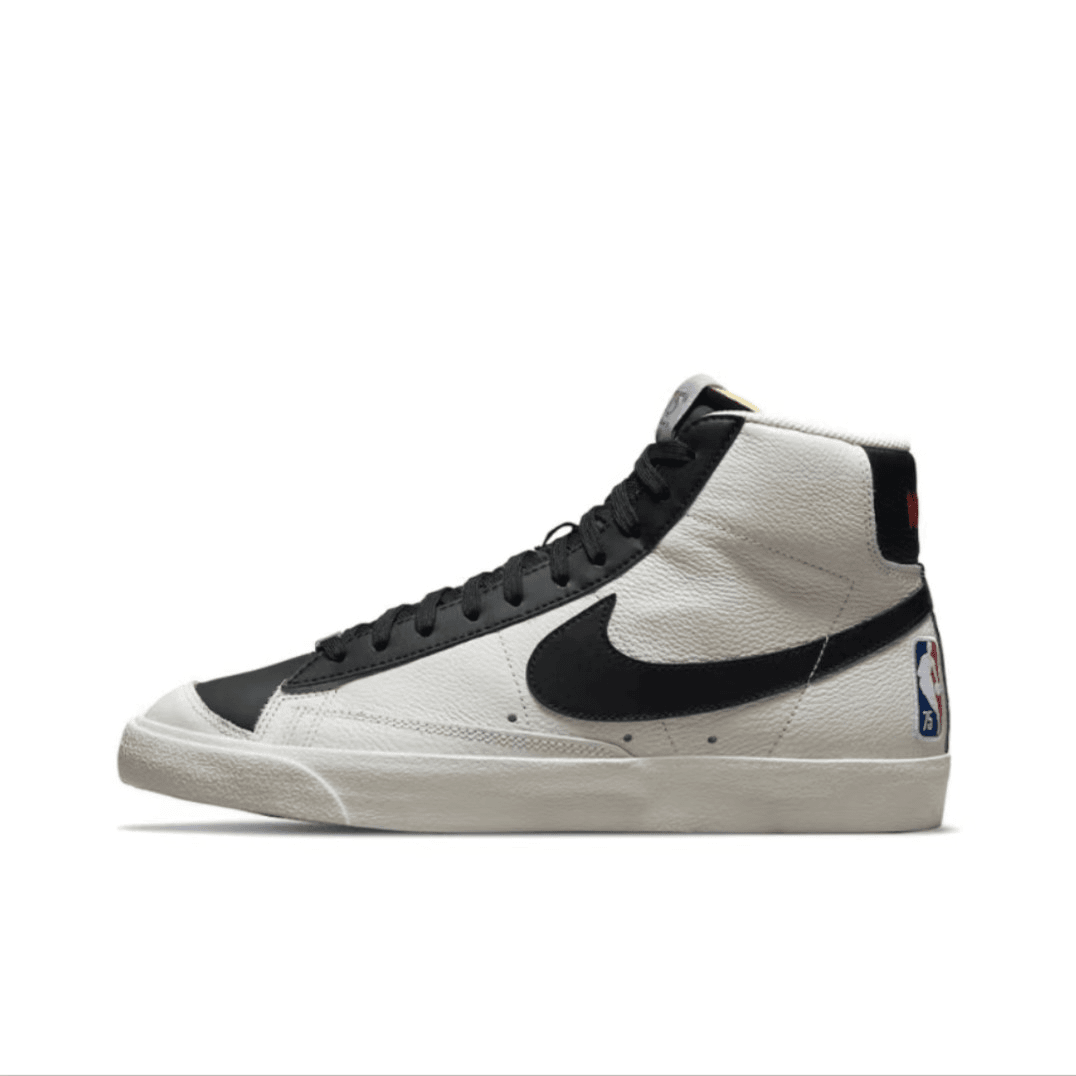 NIKE 耐克男鞋 Blazer mid 77 NBA75周年中帮板鞋DD8025-101