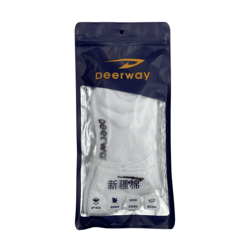 Deerway/德尔惠夏季薄款透气短袜精梳棉耐磨吸汗运动袜