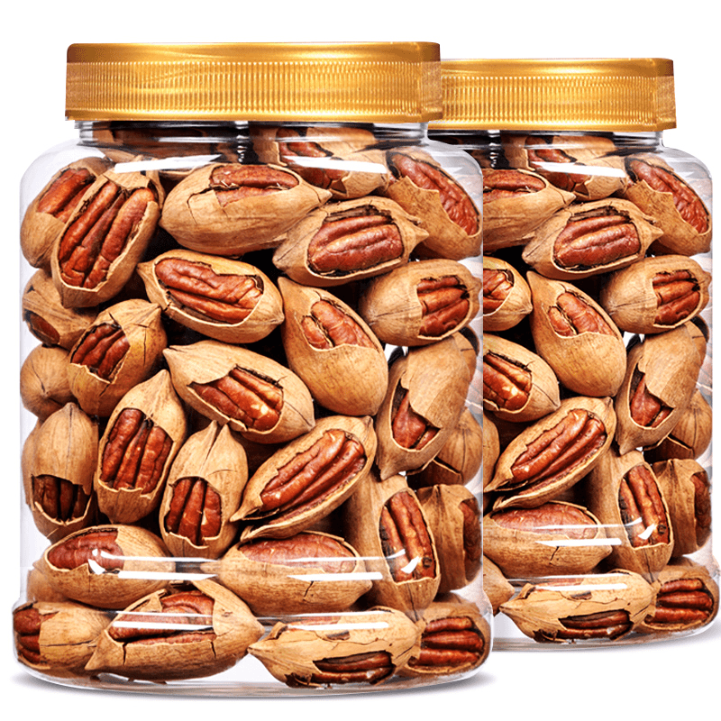 新货碧根果精选薄壳奶油长寿果营养碧根果奶香优选大果含罐装批发