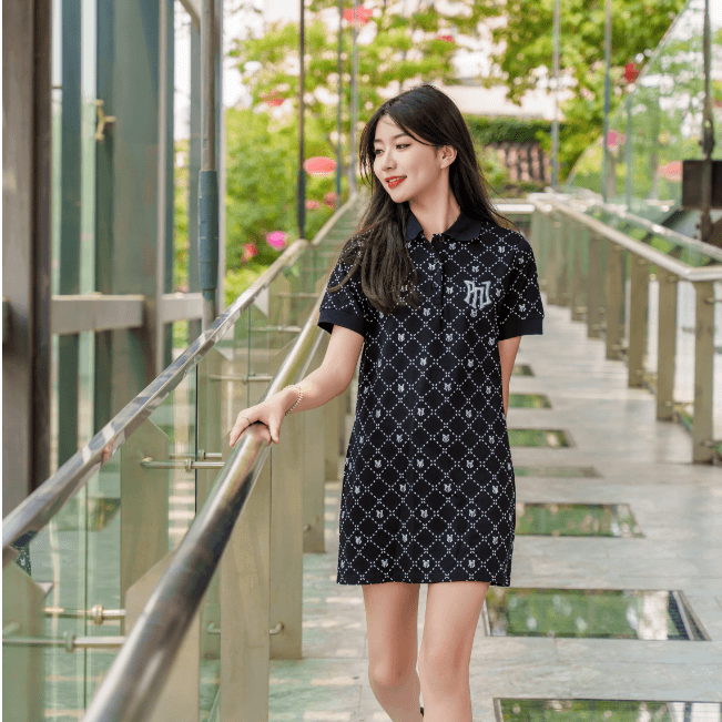 PNJ潮牌轻奢女连衣裙短袖PNJV203019