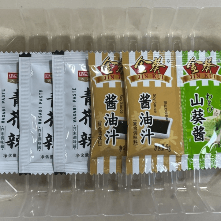 芥末、酱油、山葵