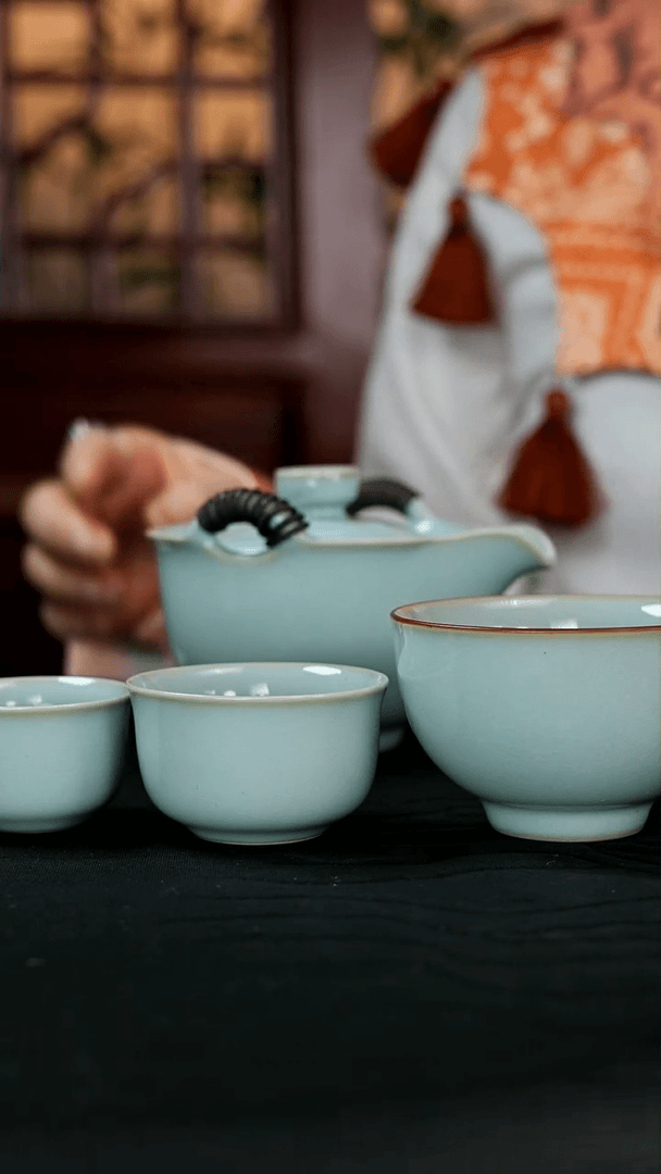 【闪购商品】瓷杯精工手作#旅行套组#