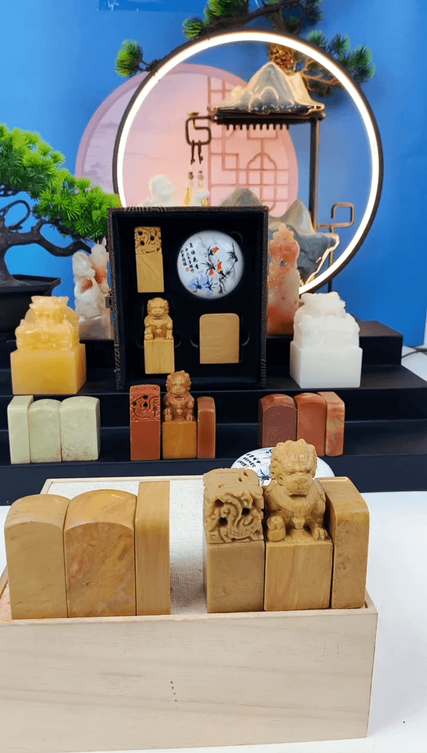 【闪购商品】书法硬笔+寿山雕工各一套