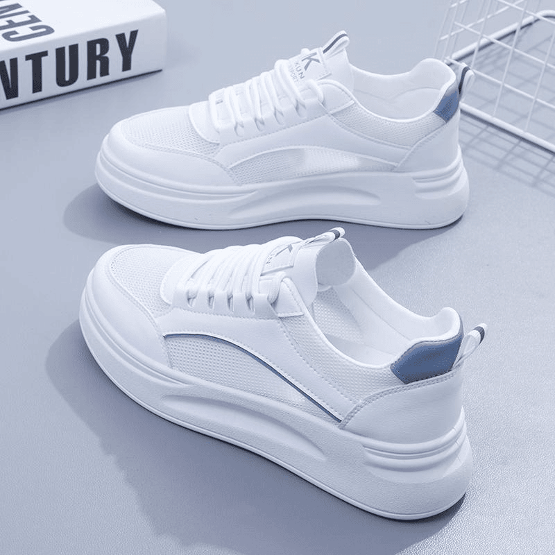 冬季回力休闲小白鞋女2023夏季新款透气网面运动百搭学生ins厚