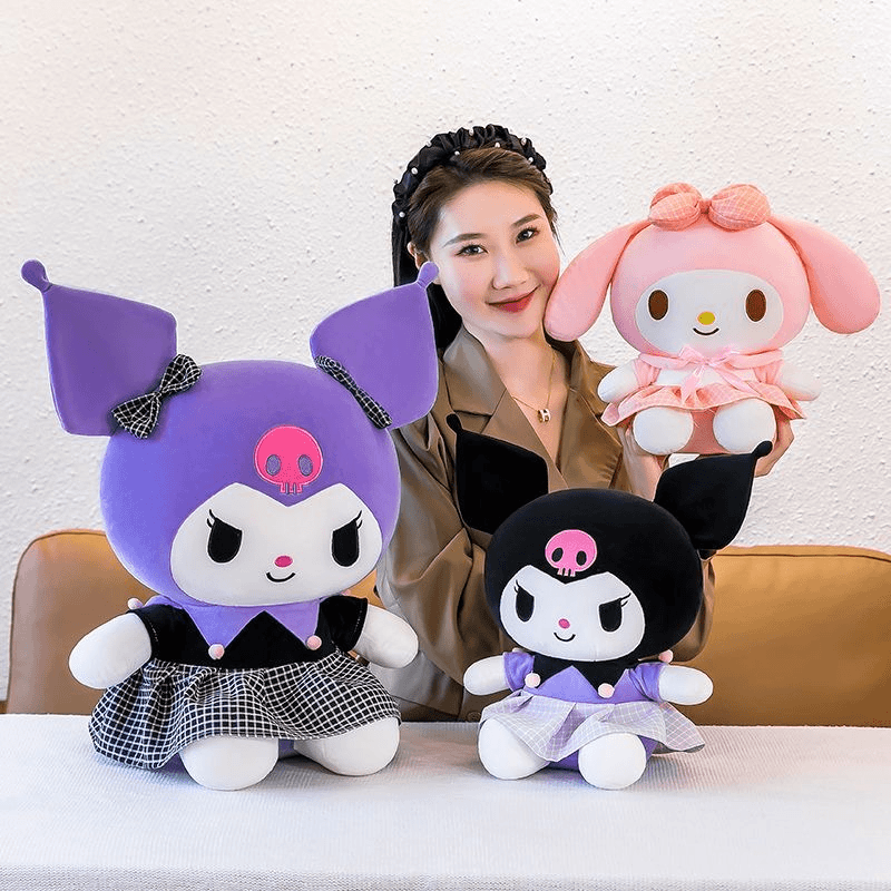 【球个毫无】库洛米玩偶美乐蒂儿童公仔毛绒玩具生日礼物可爱抱枕