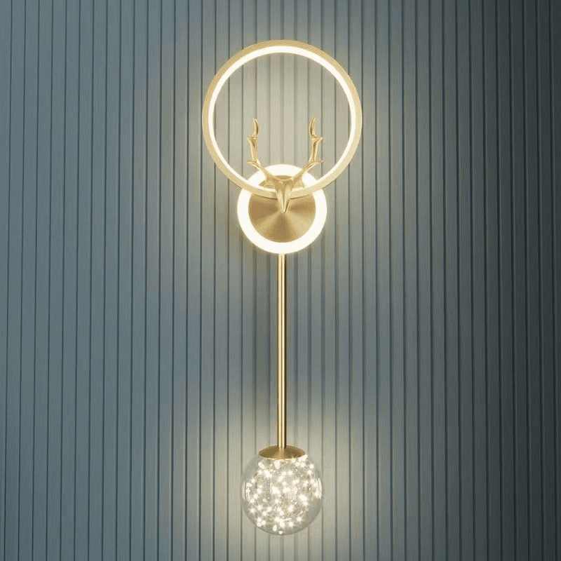 【球个毫无】现代简约网红北欧轻奢风壁灯卧室床头壁走廊灯创意