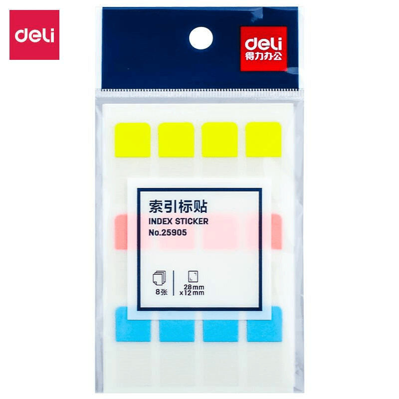 25905索引标签标签贴荧光贴分类标记便利贴指示贴学习