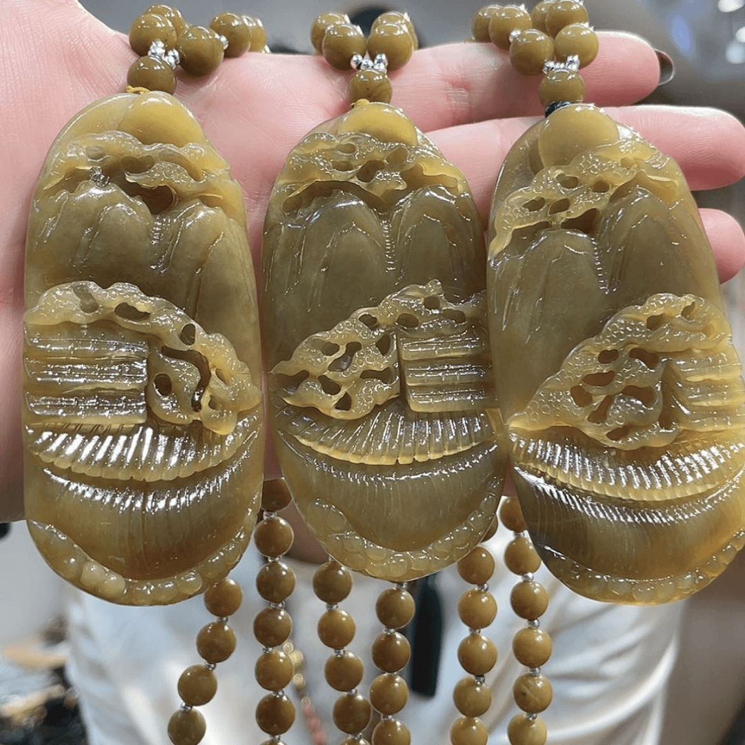 【闪购商品】岫玉颈饰未镶嵌