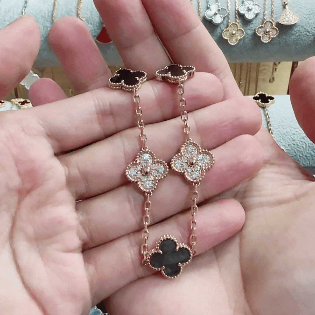 【闪购商品】钻石手链18K金镶嵌