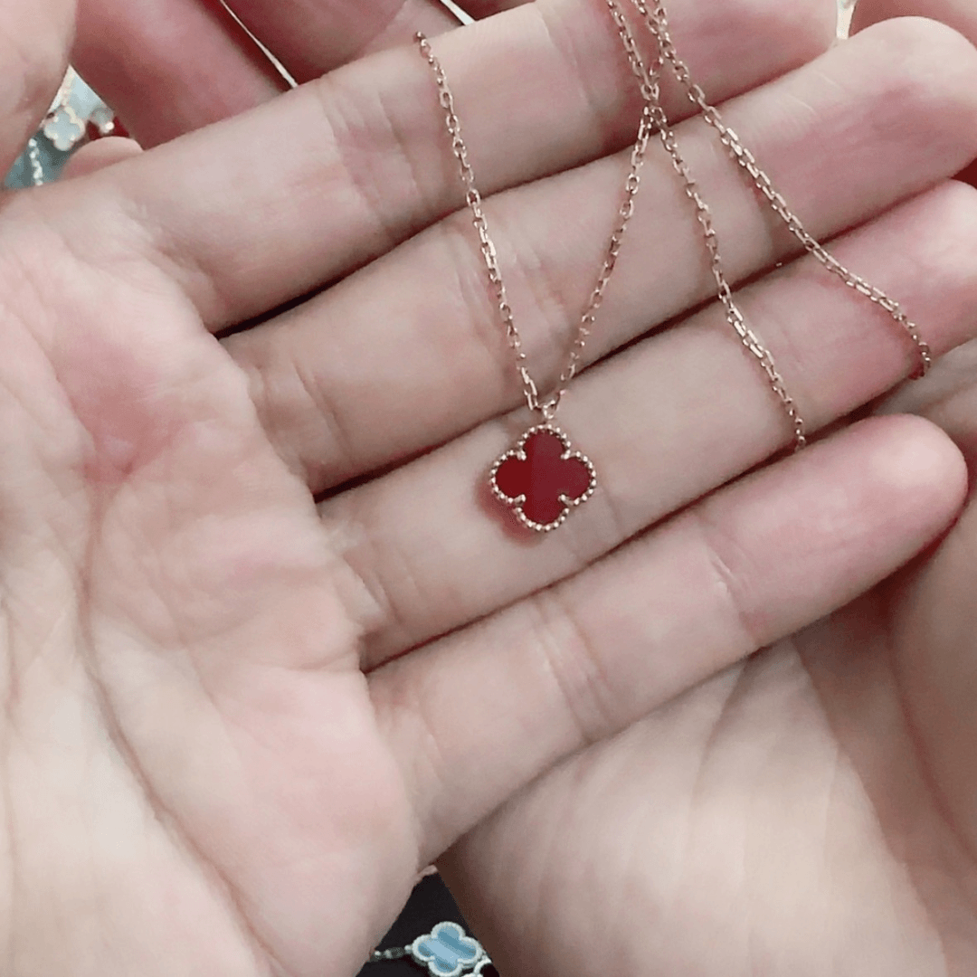 【闪购商品】玛瑙/玉髓项链18K金镶嵌