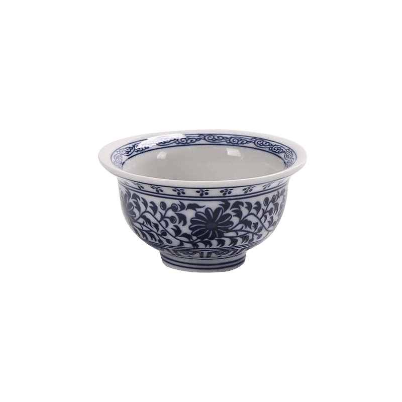 青花瓷压手杯