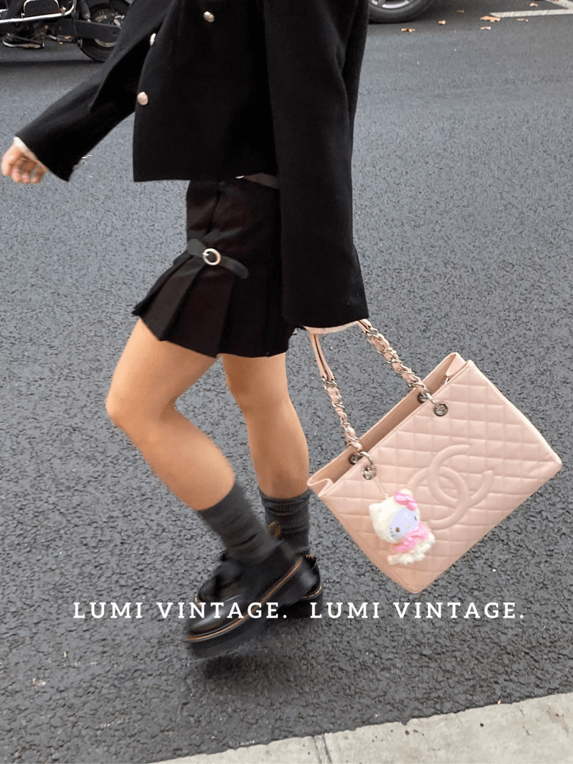 95新 Chanel/香奈儿 樱花粉 中号GST 5784120