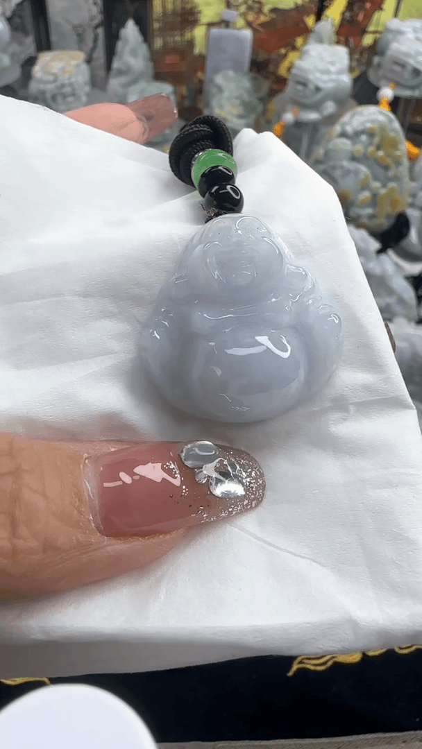 【闪购商品】翡翠颈饰未镶嵌佛