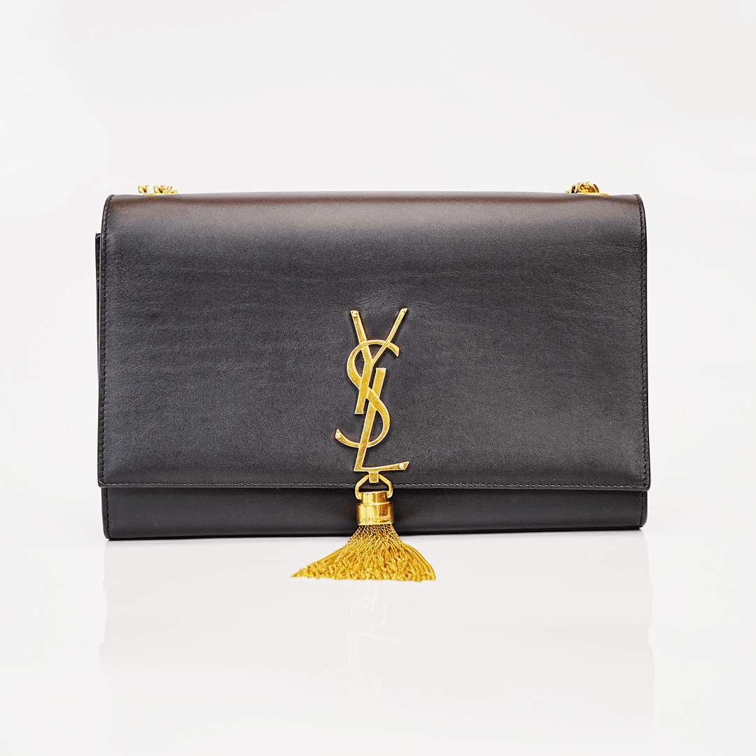 95新 YSL/圣罗兰 98新圣罗兰流苏信封链条包