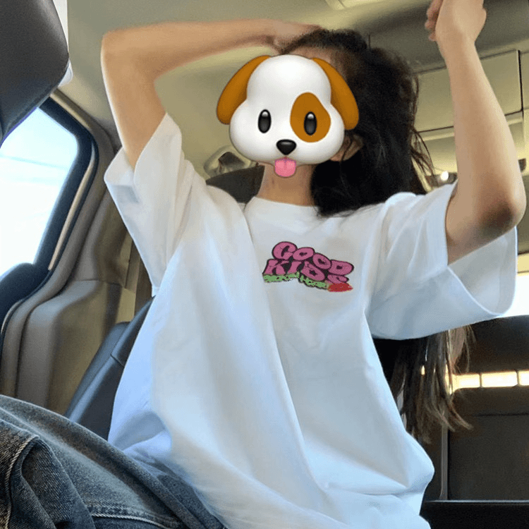 美式复古纯棉白色短袖T恤2024春夏男女同款高街上衣设计感小众ins