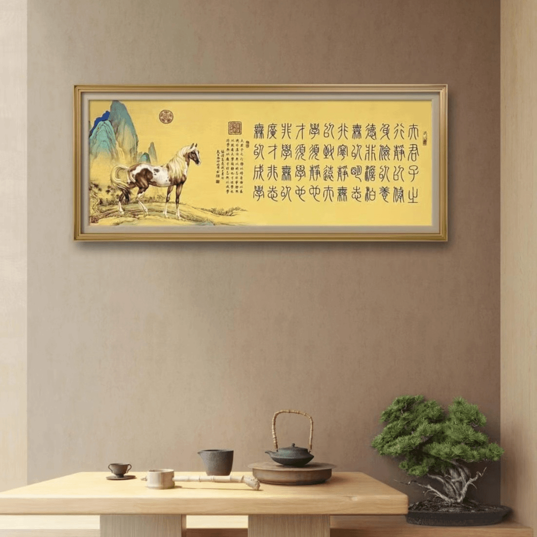 程旭升书法-诫子书-宣纸托底