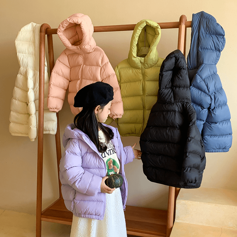 2023秋冬季新款亲子装儿童棉花糖羽绒服小中大男童女童外套