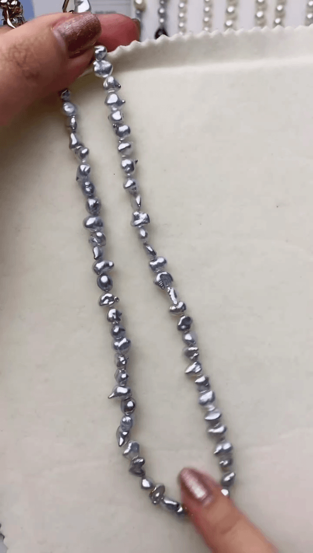 【闪购商品】海水珍珠项链未镶嵌澳白keshi