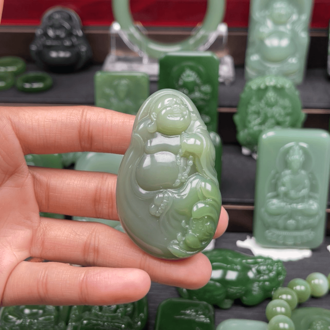 【闪购商品】和田玉（碧玉）挂件未镶嵌