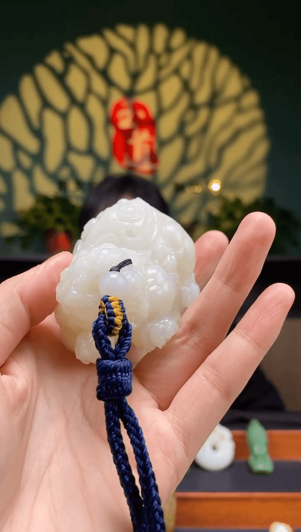 【闪购商品】和田玉-未镶嵌且末金山天禄挂件