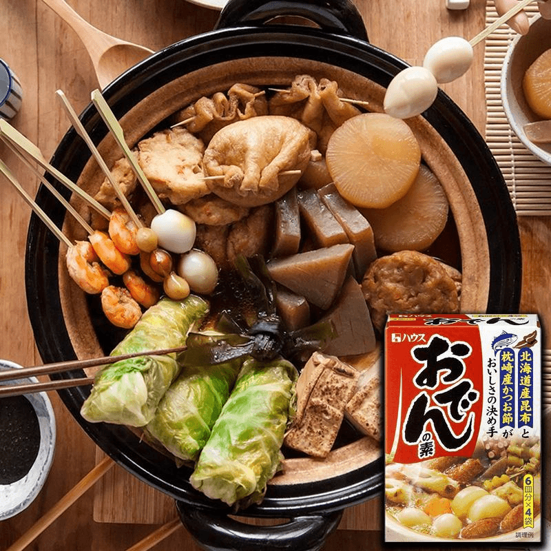 22.8/3盒日本好侍关东煮汤料77.2g盒装含4包日式火锅调味底料汤料