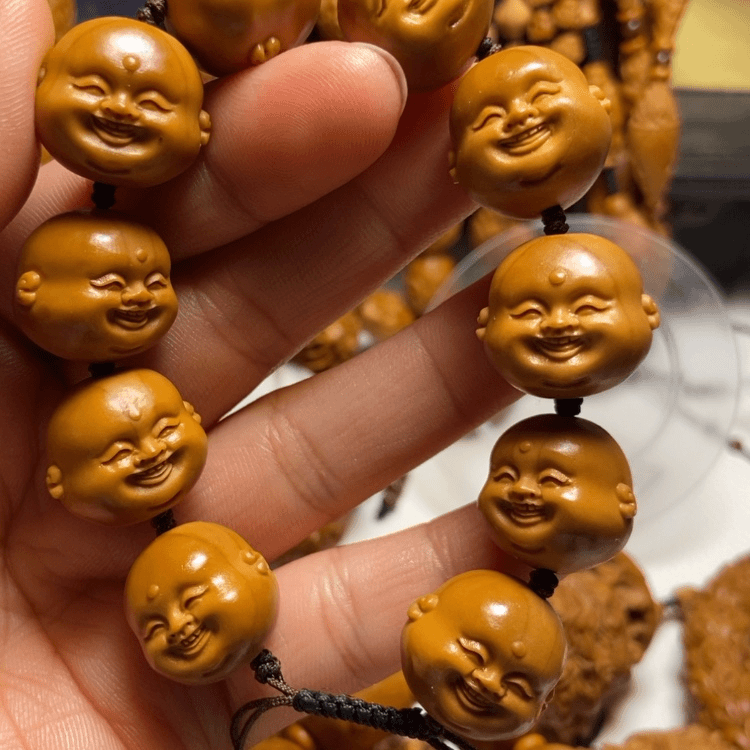 【闪购商品】橄榄核吊坠•***?开心