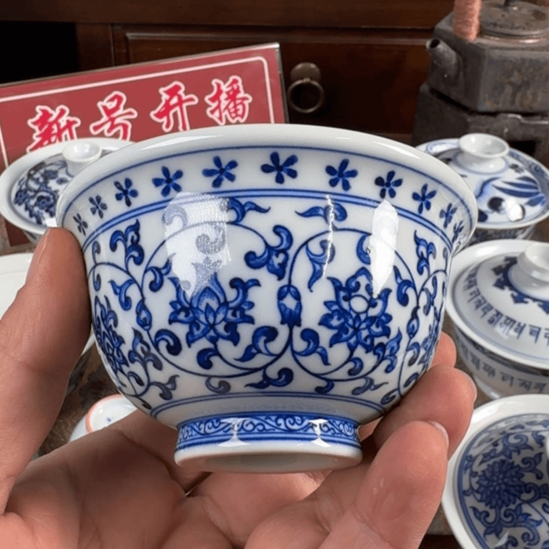 【闪购商品】密胺杯涵*间全手工全手绘茶器