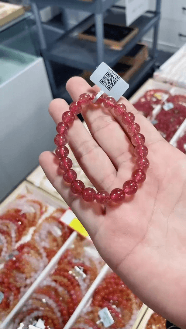 【闪购商品】水晶手链未镶嵌8草莓晶