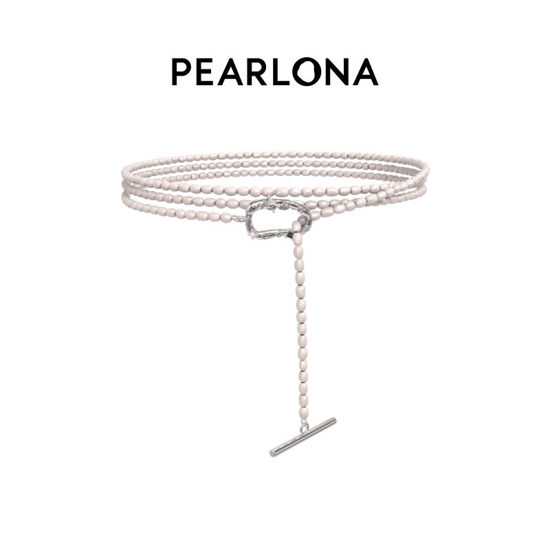 PEARLONA 合金项链 朱迪OT长巴洛克项链叠链choker叠戴时尚颈链