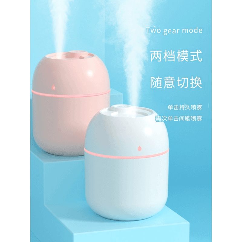 迷你大雾量雾化器加湿器小型桌面车载家用静音空气喷雾USB插电式