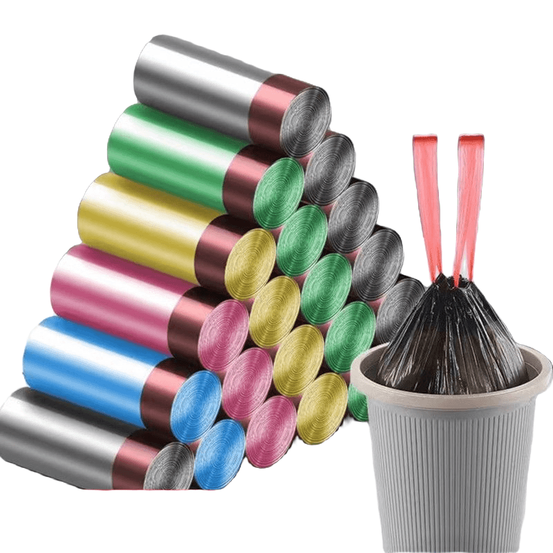 拉绳收口束口抽拉式家庭厨房宿舍杂物垃圾收纳袋垃圾袋子复古创意