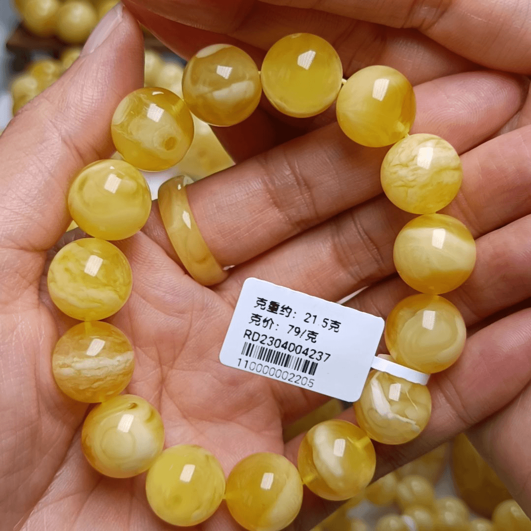 【闪购商品】蜜蜡手串未镶嵌今****好