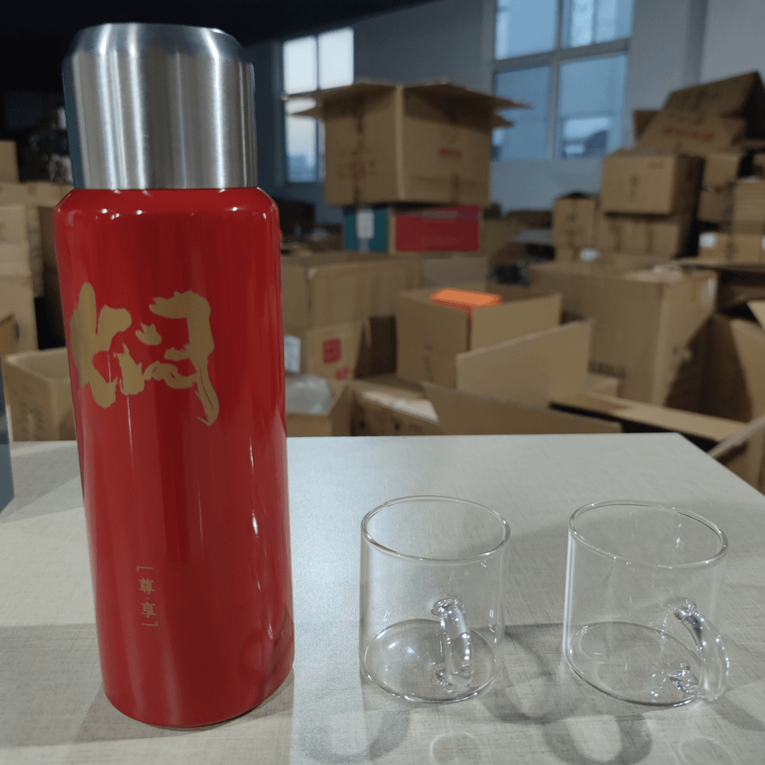 元正茶业红色焖杯品茗杯组合