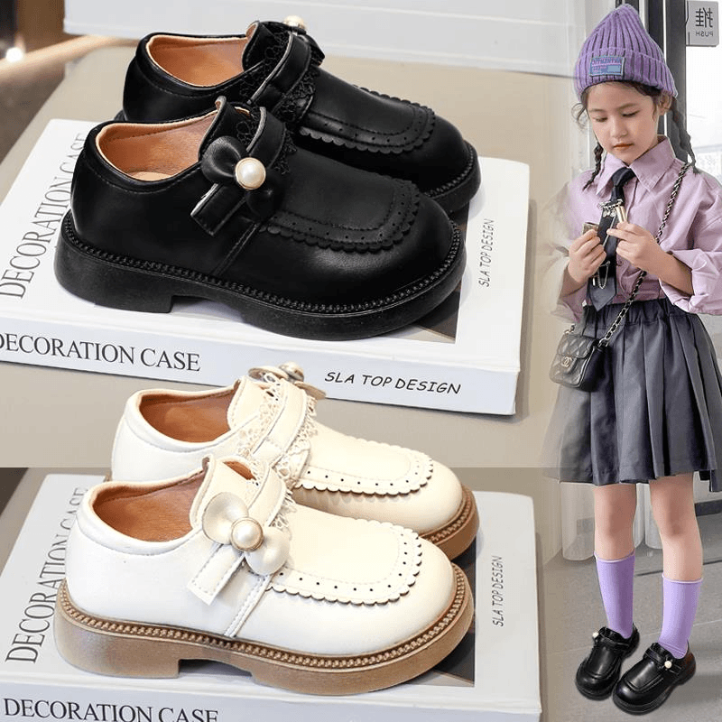 正品季回力休女童小皮鞋春季儿童乐福鞋女孩公主鞋小香风单鞋秋冬