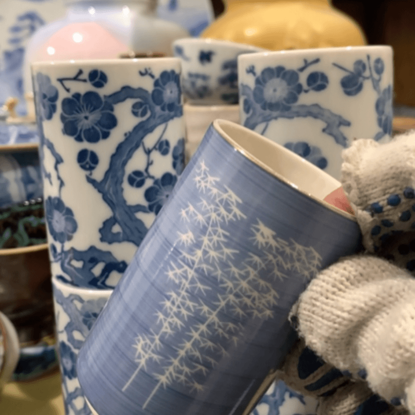 【闪购商品】密胺摆件蓝**?