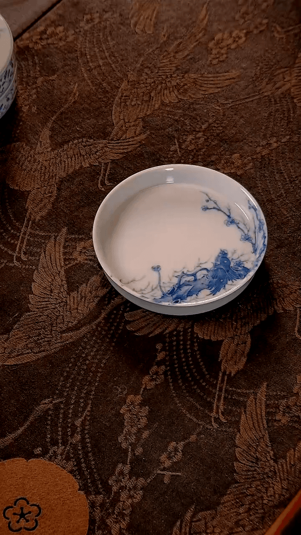 【闪购商品】瓷杯聚澜堂喜上眉梢壶承