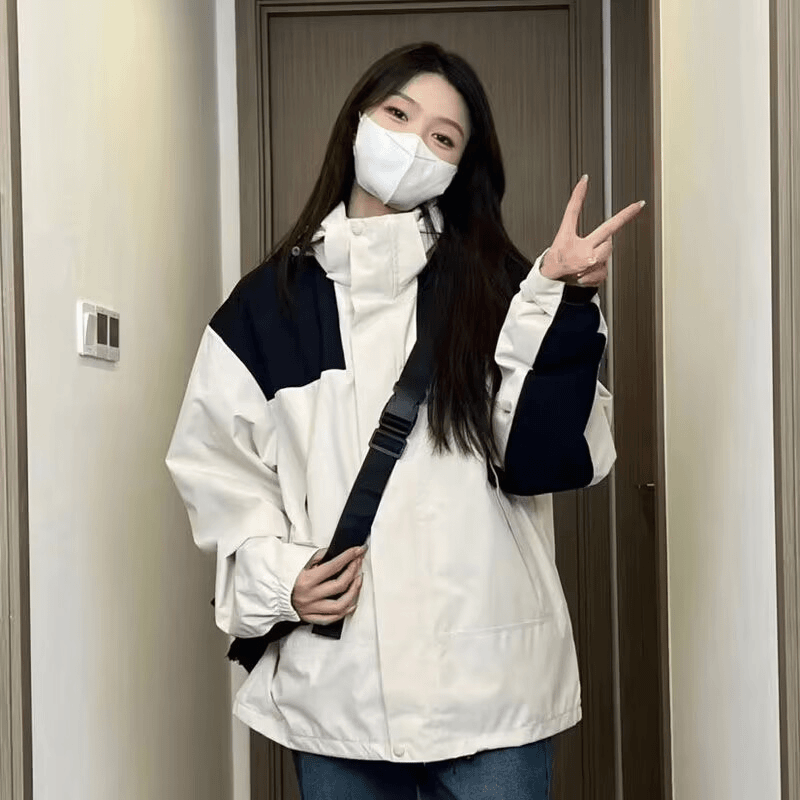 爆款户外保暖冲锋衣防风运动休闲连帽潮流加厚防水三合一秋冬百搭