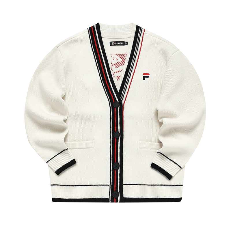 Fila/斐乐春季潮流时尚休闲运动编织外套 T11W313402F