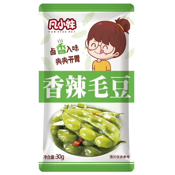 【凡小妹】凡小妹香辣毛豆30g/袋