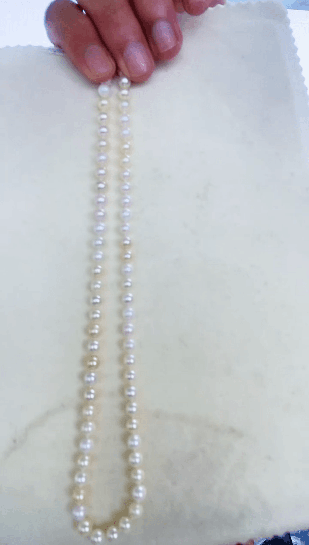 【闪购商品】海水珍珠项链银S925镶嵌akoya糖果
