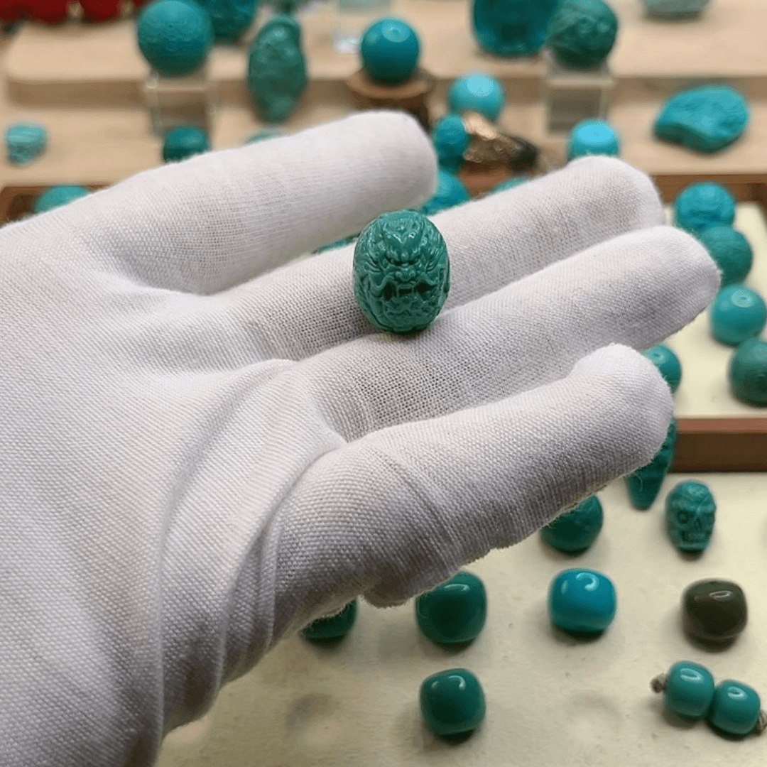 【闪购商品】绿松石绿松石未镶嵌孤**风