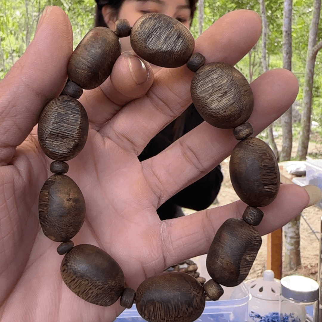 【闪购商品】沉香手串紫棋瘤疤单圈1.7/20克➕多样性发一