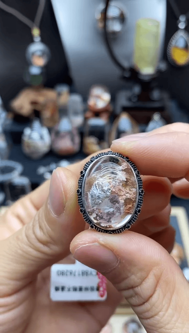 【闪购商品】水晶戒指银S925镶嵌?**?