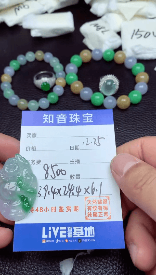 【闪购商品】翡翠颈饰未镶嵌1